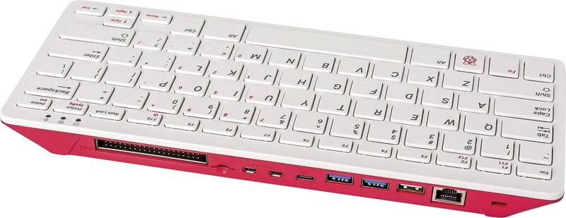 Raspberry Pi 400 Komplett-PC Tastatur 4x 1,8GHz 4GB RAM Tastaturlayout deutsch - 0728886755035