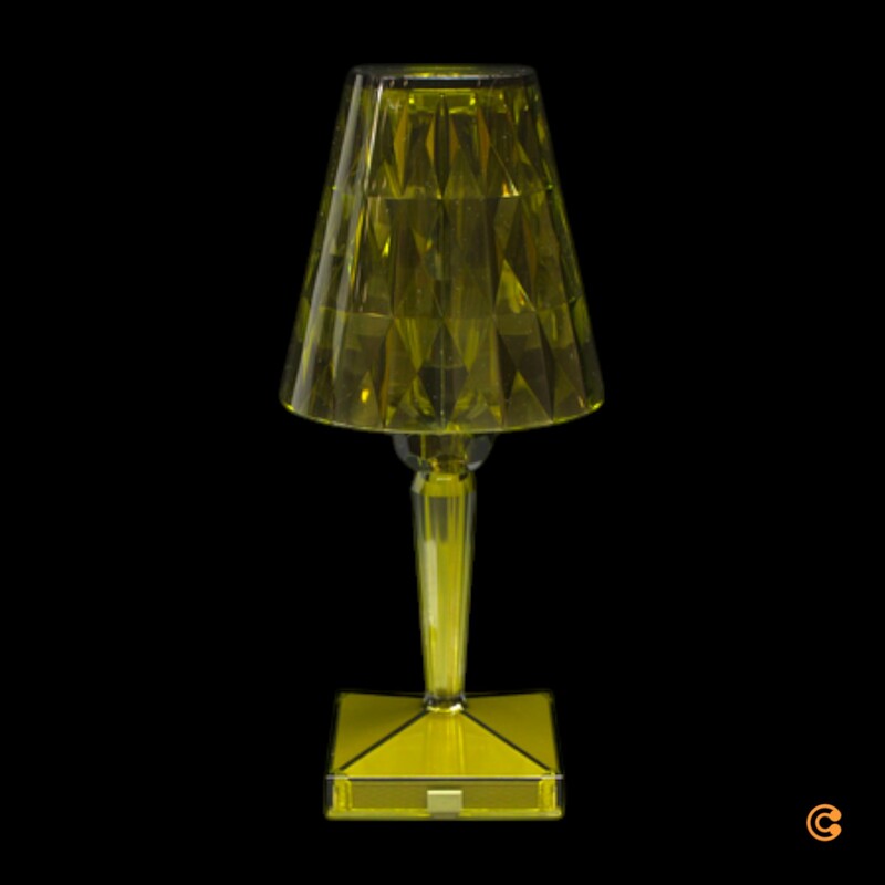 Kartell Tischlampe Tischleuchte LED Akku Battery grün Outdoor IP54 26 cm - 8058967199604
