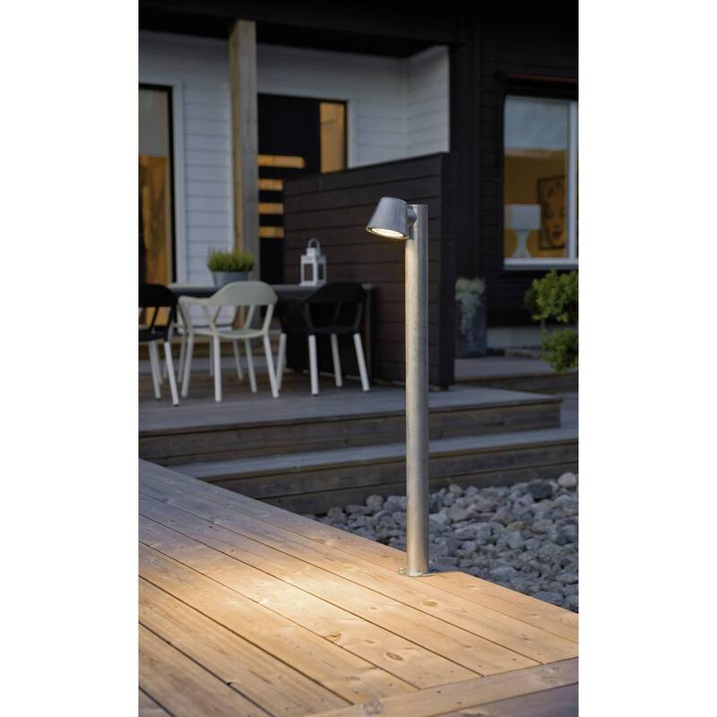 Konstsmide 7524-320 Trieste Außenstandleuchte Halogen GU10 35 W Stahl Lampe - 7318307524321