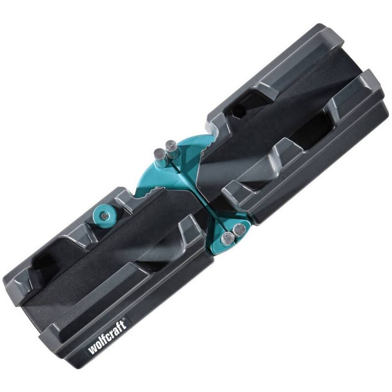 Wolfcraft Schneidlade Gehrungssäge Präzisionswerkzeug mit Führungspins 660g - 4006885694828