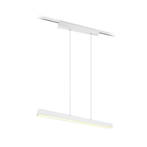 B-Ware TRIO LIGHTING LED-Pendelleuchte Paros DUOline balken weiß matt Hängelampe La261