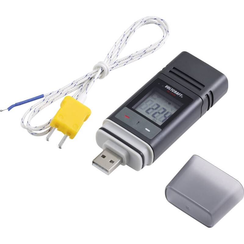 VOLTCRAFT Datenlogger DL-240K Temperatur Logger Messgerät für Datenaufzeichnung - 4053199928255