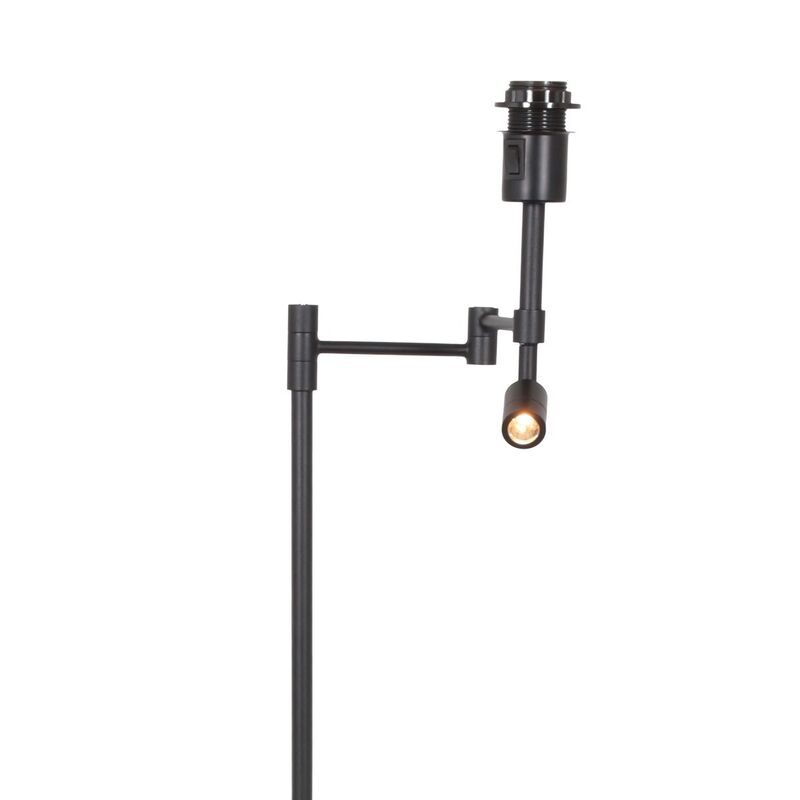 Steinhauer Stang Stehleuchte Standlampe ohne Schirm schwarz Metall Schalter LED - 8712746151473