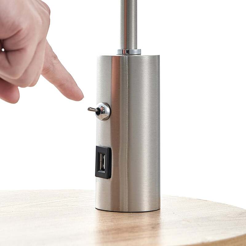 Lindby Zinia Stehlampe Ablage USB Standleuchte Stehleuchte E27 SIEHE TEXT/FOTO - 4251911702439