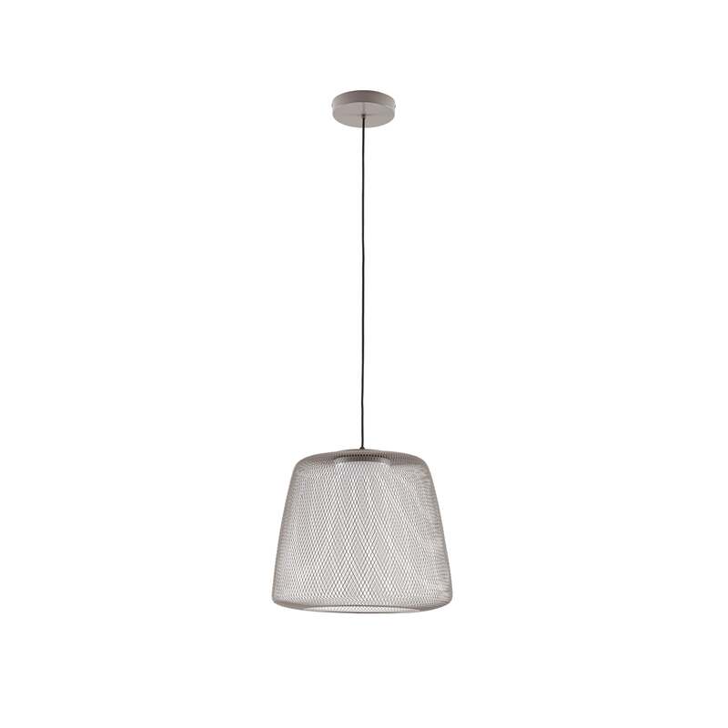 Lucande Außenhängelampe Korvyn LED Gartenleuchte dimmbar grau IP44 Ø50cm - 4255830912634