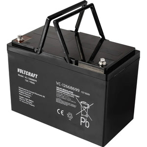 B-Ware Voltcraft Bleiakku 12V 90Ah AGM wartungsfrei F45 für USV-Anlage 306x210x169mm