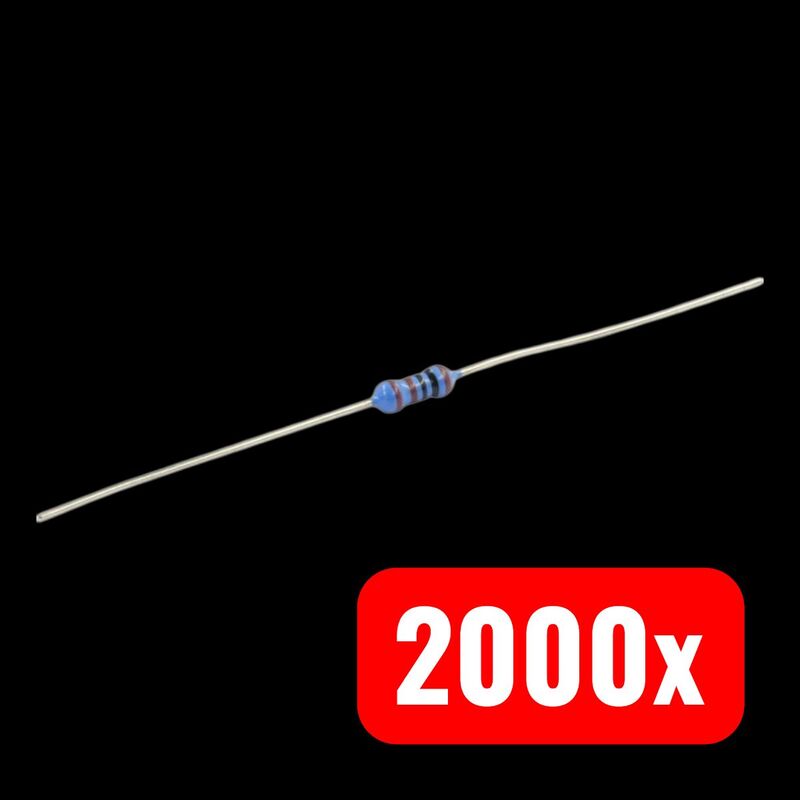 Yageo Metallschicht-Widerstand 2kΩ axial bedrahtet MF0207FTE52-2K 0.6W 1% 1 St. - 2050003797832