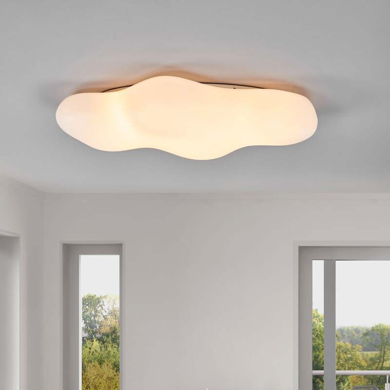 Mantra Iluminación Deckenleuchte Eos Wolkenform LED Lampe Leuchte weiß 90cm - 8435153218811