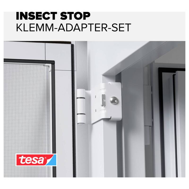 Tesa Fliegengitter Adapter-Set Insektenschutz für Tesa Fliegengitter weiß 1 St. - 4063565057830