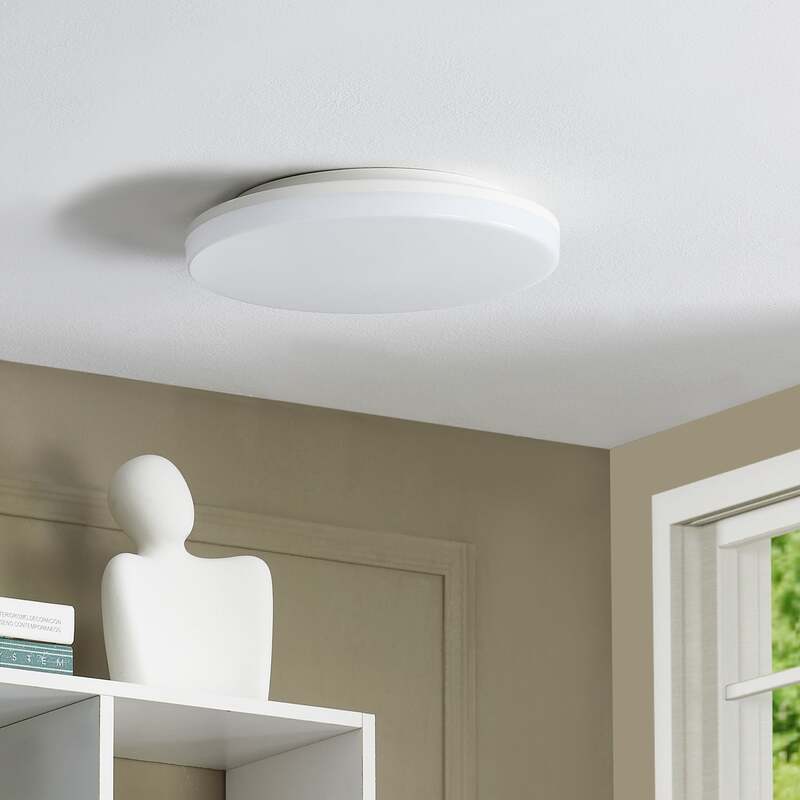 Prios LED-Deckenlampe Artin Ø 28 cm weiß CCT IP65 2880 lm 16,2 W - 4251911707298