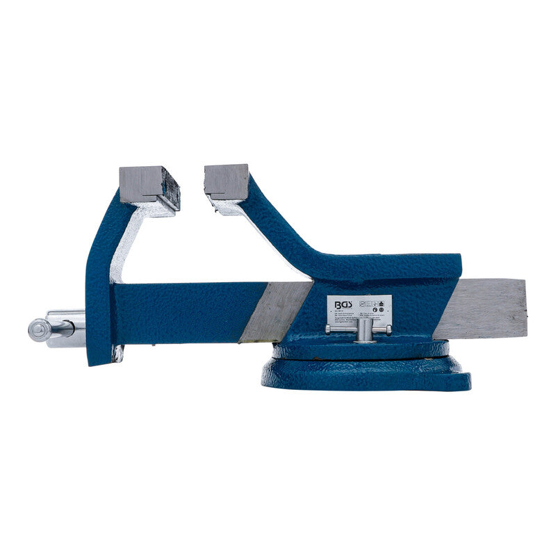 BGS technic Stahl-Schraubstock Spannbacken 150mm Werkzeughalter grau 360° - 4048769079987
