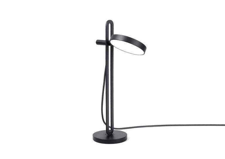 Echo Tischlampe Leuchte schwarz Stahl Aluminium Simon Busse 16 2 x 10 x 34 2 cm - 8720726928427