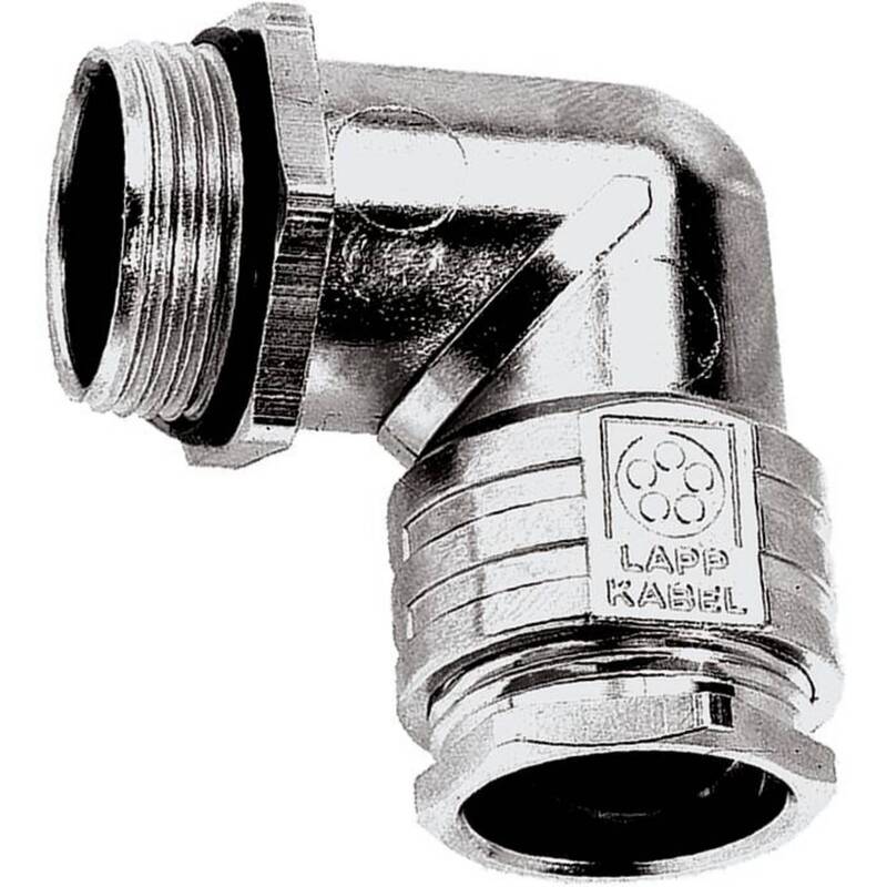 LAPP Winkelverschraubung Kabelverschraubung PG16 Druckguss natur 10 Stück - 4044773352658