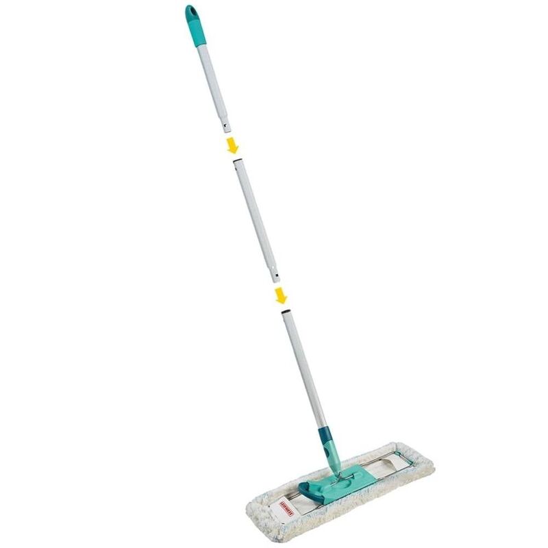 Leifheit Bodenwischer Mopp mit Pressaufsatz Handtuchwischer Reinigungstuch 80cm - 4006501550965