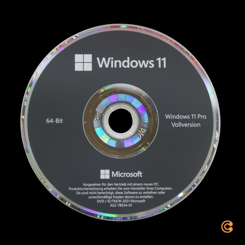 Microsoft Windows 11 Pro deutsche Version Vollversion 1 Lizenz Betriebssystem - 0889842905953