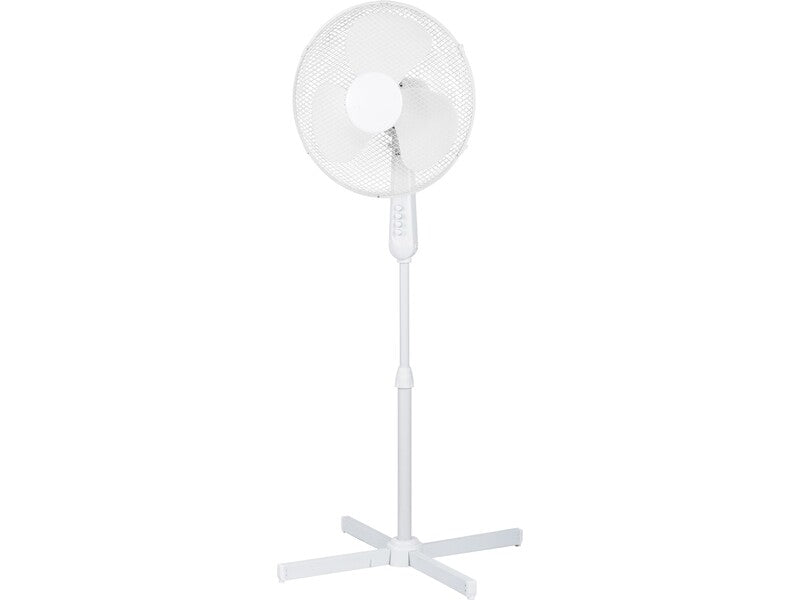 Standventilator Weiß Ø40cm 120cm Neigungswinkel justierbar mobile Kühlung - 4007873704451