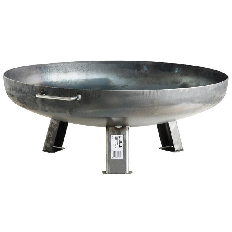 Buschbeck Feuerschale Gartenfeuer Eisen Ø80cm rustikal 12,5kg eisengrau 30cm - 4033886111061