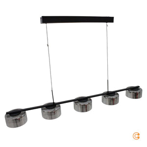 B-Ware Paul Neuhaus Pendelleuchte Hängelampe Led Rika Glas Schwarz Dimmbar683