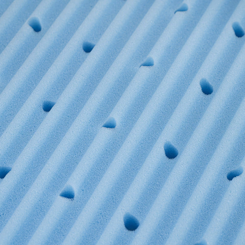 babybay Matratze MediTex Wave Maxi Boxspring Comfort Plus 89x49,5cm blau weiß - 4260472557044