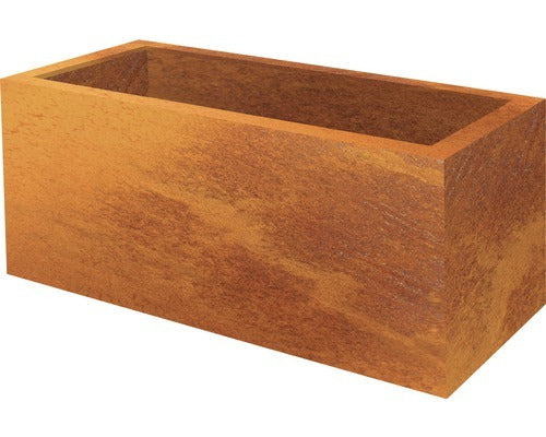 Palatino Pflanzkübel Lotte Corten-Stahl 120x40x50cm Blumenkasten Pflanzen frost - 4260445861406