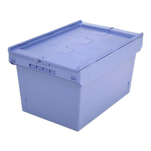 B-Ware Bito Mehrwegbehälter Lagerbehälter MBD64321 83l taubenblau 610x400mm stapelbar