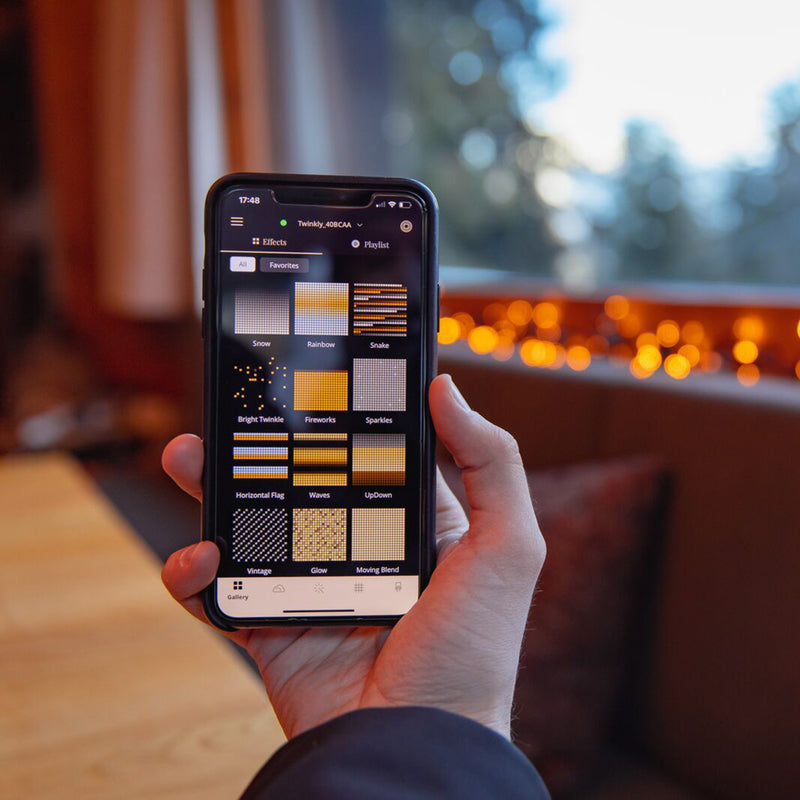 Twinkly LED Lichterkette 250er mit WLAN und Appsteuerung warmweiß kaltweiß - 8056326671402