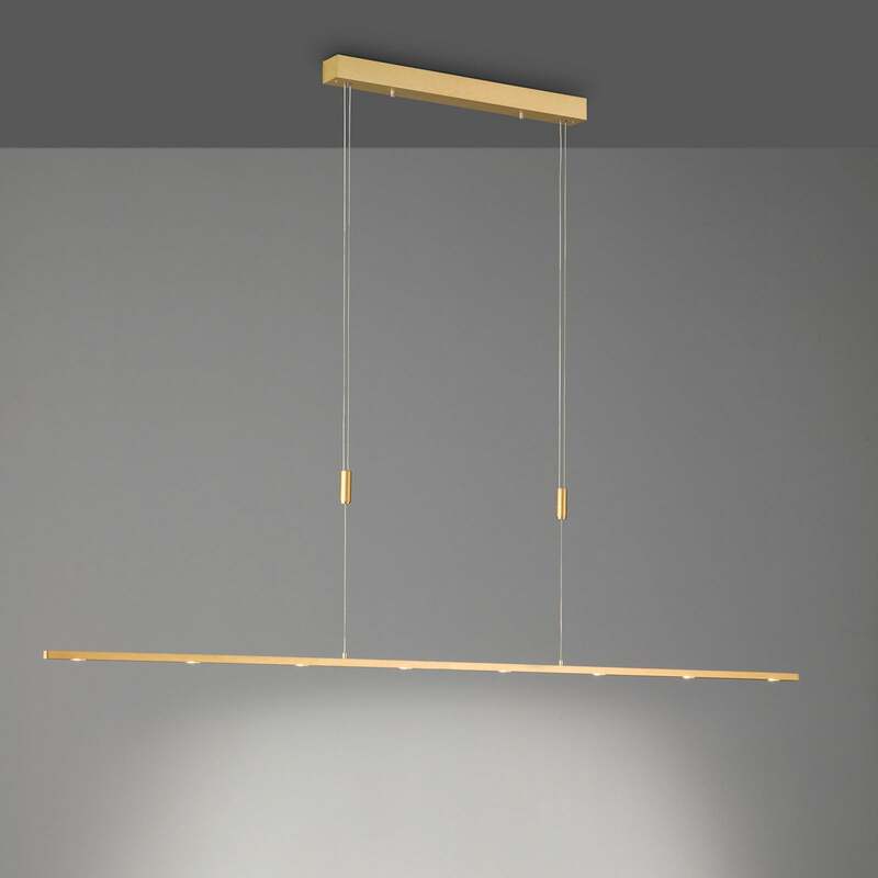 Rothfels LED-Pendelleuchte Pendelleuchte Lampe Leuchte Licht IP20 Tolu messing - 4251096567724