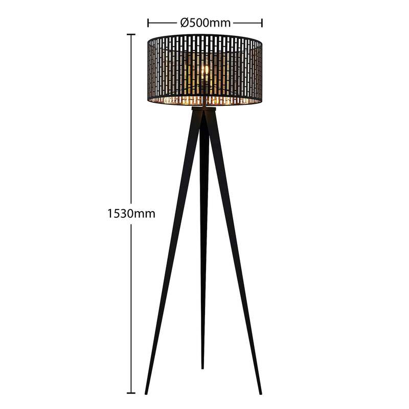 Lindby Thoralf Stehleuchte Tripodgestell Stehlampe Leuchte Lampe SIEHE TEXT/FOTO - 4251911729320