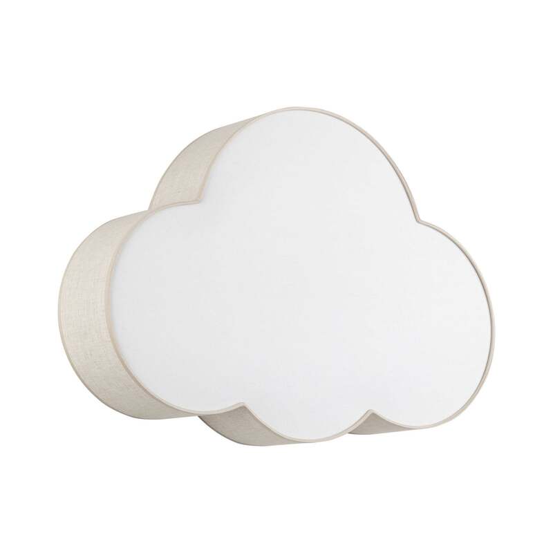 Deckenleuchte Lampe Wolke Cloud Textil beige 63 cm E27 - 5901780543365