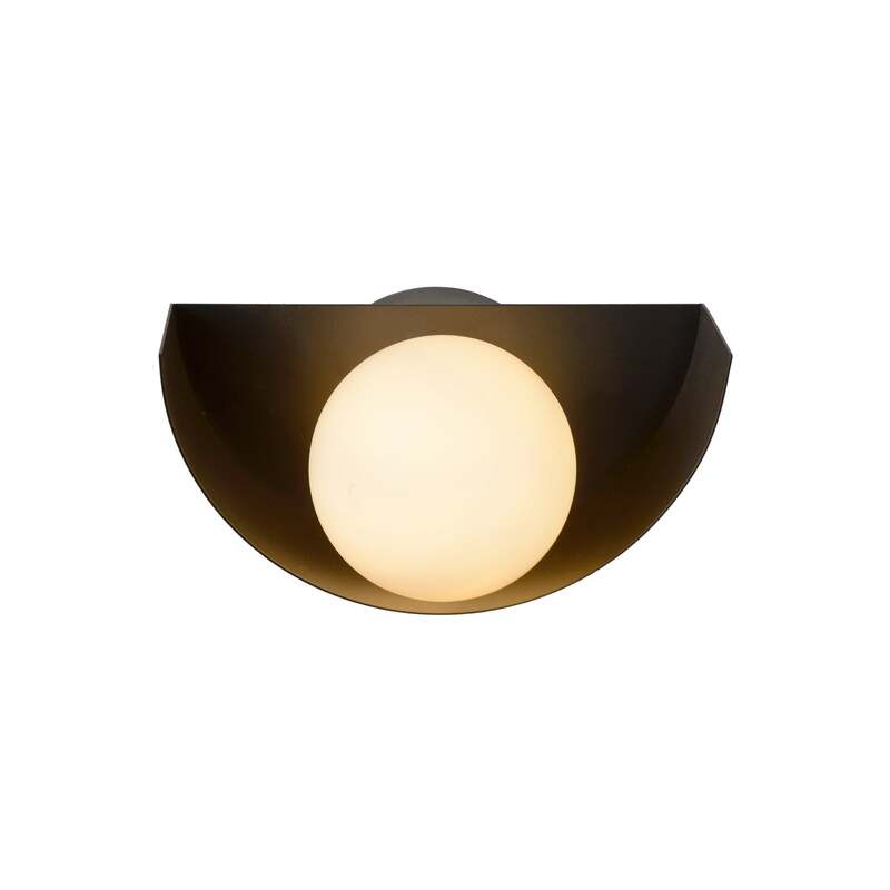 Lucide Wandlampe Benni LED Wandleuchte Lampe dimmbar schwarz Ø10cm 21x10,5cm - 5411212451835