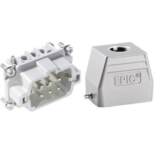 B-Ware LAPP Steckverbinder Set Verbinder EPIC KIT H-BE 6 Stifteinsatz Tüllengehäuse