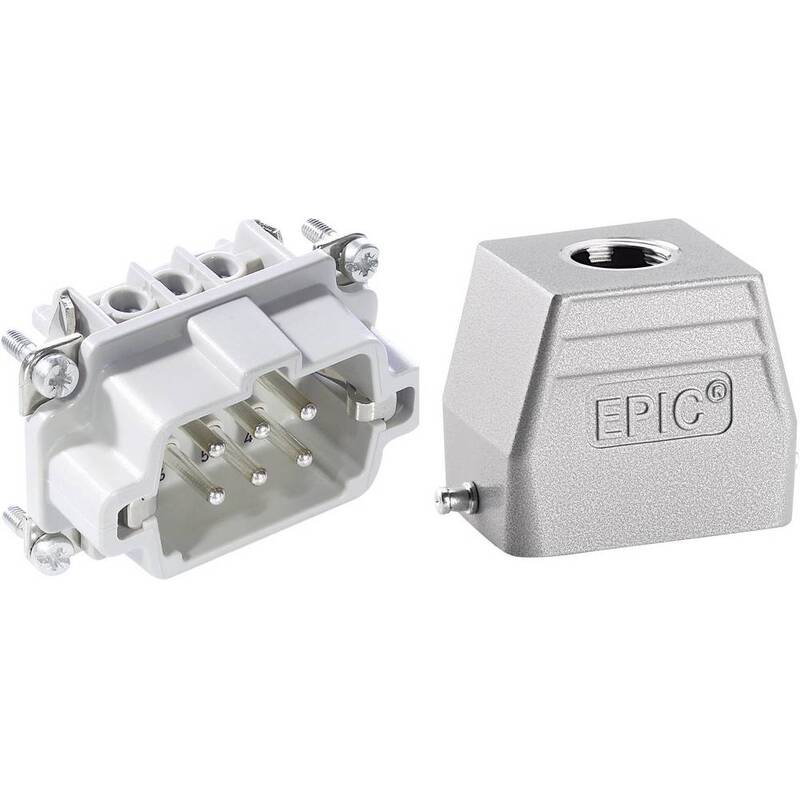 LAPP Steckverbinder Set Verbinder EPIC KIT H-BE 6 Stifteinsatz Tüllengehäuse - 4044774418995