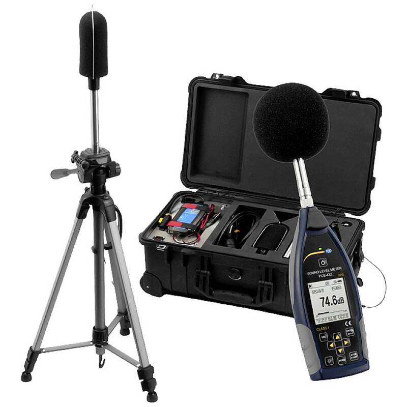 PCE Instruments Schallpegelmessgerät 432 Lärmmessgerät Kit SIEHE TEXT/FOTO - 4250348718815