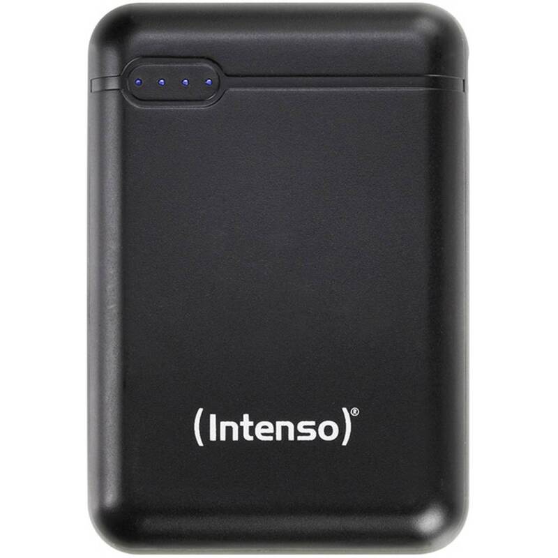 Intenso XS10000 Powerbank 10000 mAh Energiespeicher LiPo Schwarz Statusanzeige - 4034303028375
