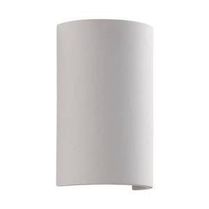 B-Ware Lindby Colja Gipswandleuchte Wandleuchte Wandlampe Wandlicht Lampe weiß halbr219