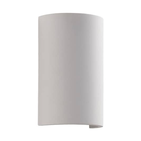 Lindby Colja Gipswandleuchte Wandleuchte Wandlampe Wandlicht Lampe weiß halbr219 - 4251096533637