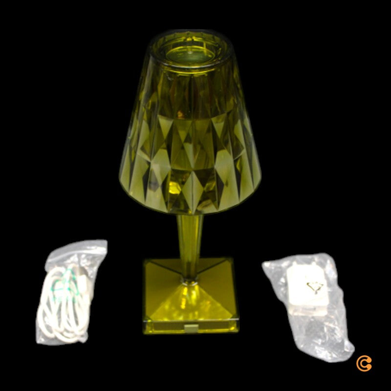 Kartell Tischlampe Tischleuchte LED Akku Battery grün Outdoor IP54 26 cm - 8058967199604