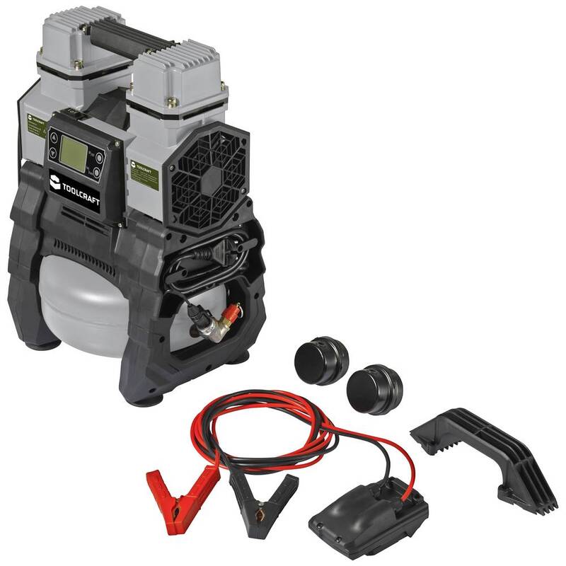 TOOLCRAFT TO-7858587 Druckluftkompressor Kompressor 9 bar 18 VDC 230 VAC - 4064161228716