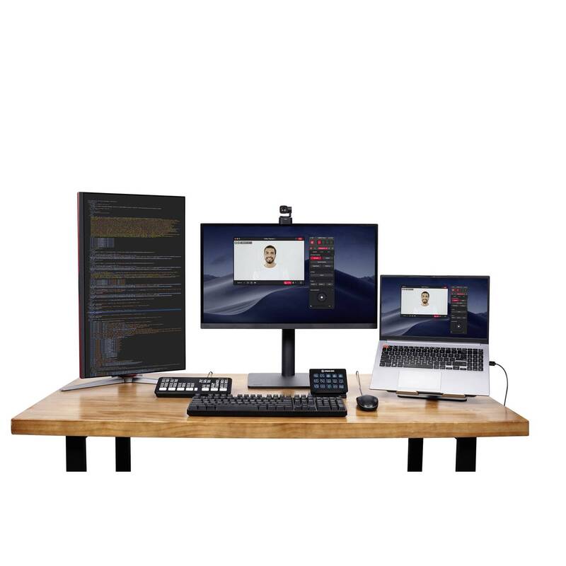 OBSBOT Tiny 2 Lite 4K Webcam mit AI Auto-Tracking und Klemm-Halterung schwarz - 6971889230441