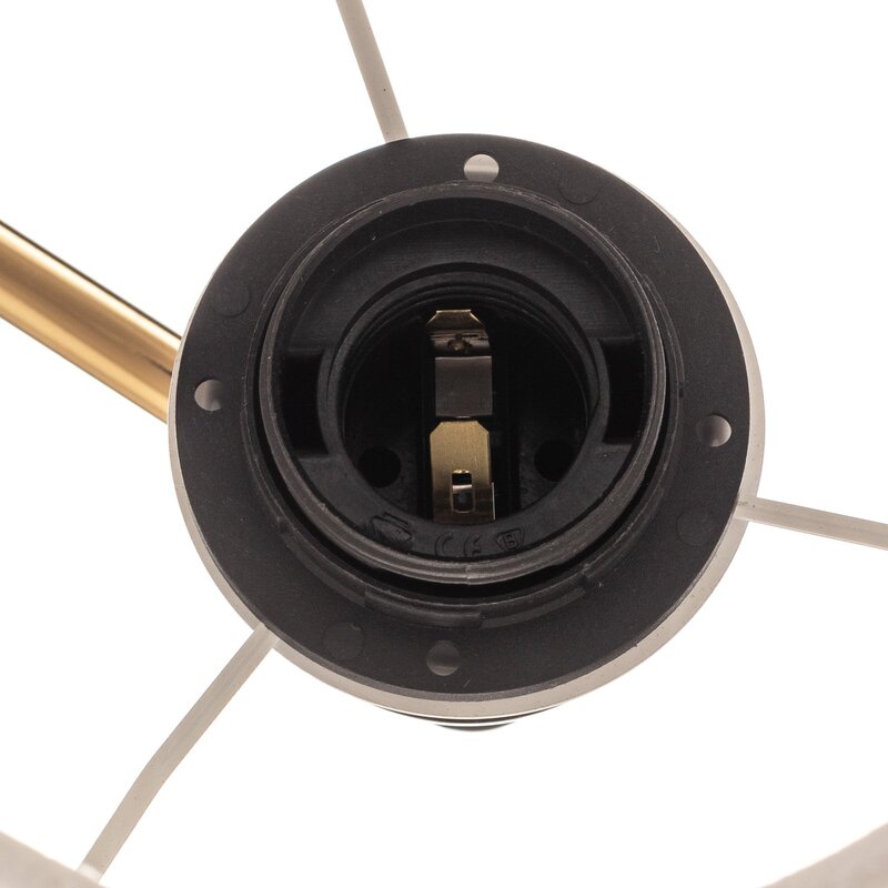 Euluna Wandleuchte Polo Wandlampe Leuchte Lampe Plus Textilschirm messing creme - 5902553231052