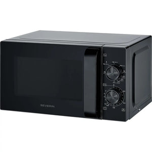 B-Ware Severin Mikrowelle 900W Schwarz 20l mit 9 Leistungsstufen und Timerfunktion