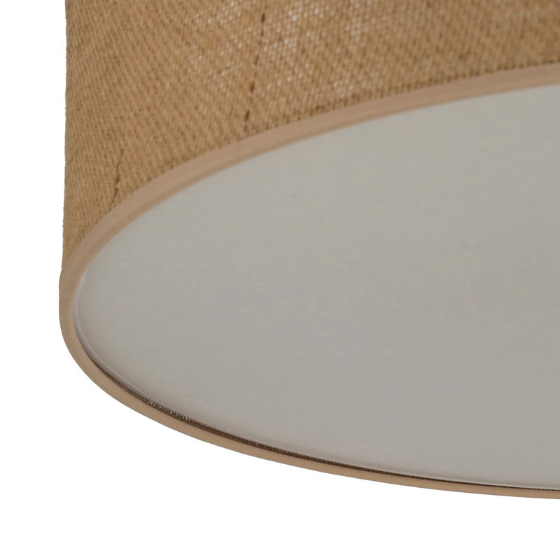 Milagro Deckenlampe Marshall LED Lampe Leuchte dimmbar braun Ø50cm Rattan - 5902693724247