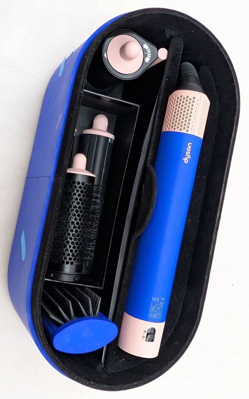 Dyson Multihaarstyler Complete Long Violettblau/Rose 6 Aufsätze Lockenstab - 4251168330034