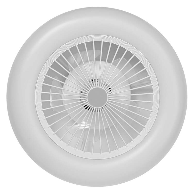 OSRAM SMART+ WiFi LED Ceiling Fan ROUND White Quiet 55cm - 4099854472824