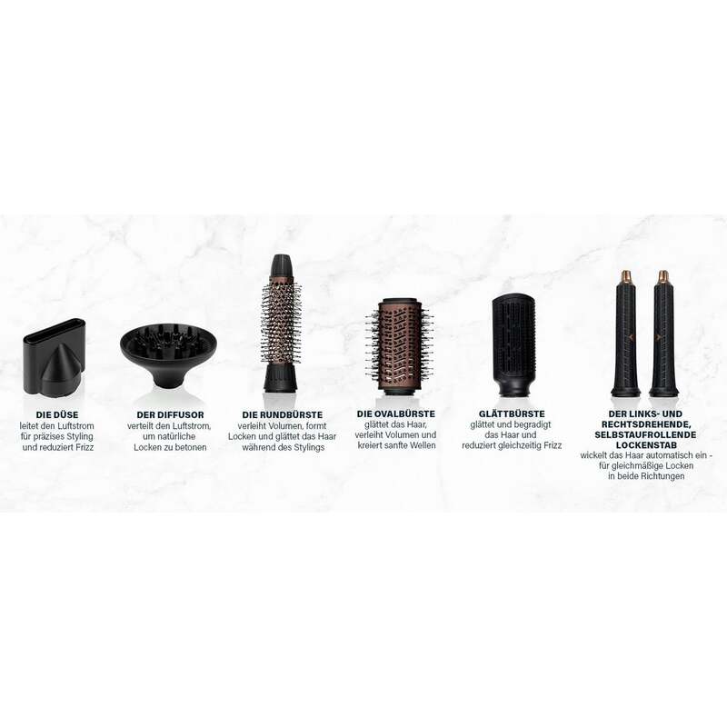 Princess Profi-Airstyler Haartrockner Föhn Haarstyler Schwarz - 8712836997707