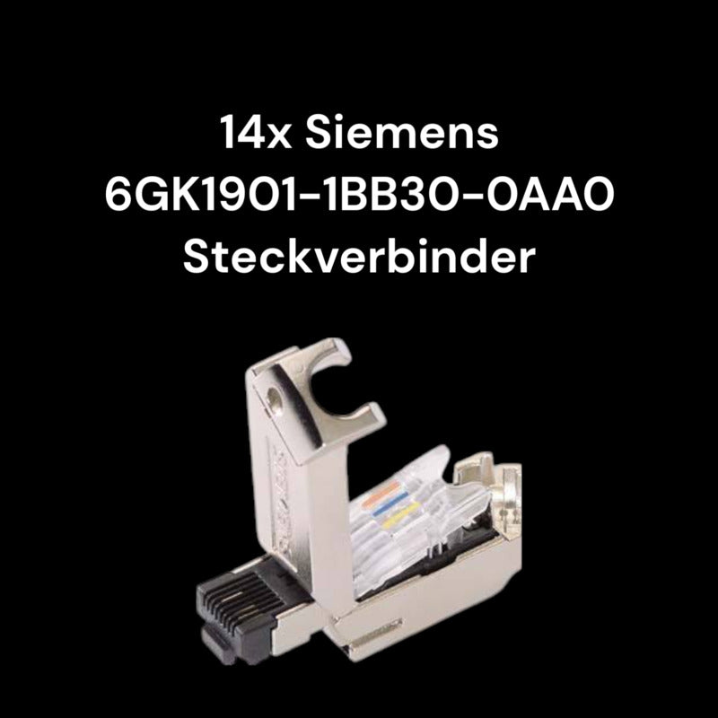 Siemens 6GK1901-1BB30-0AA0 Steckverbinder Plug RJ45 FC Anschluss 145 14 STÜCK - 4019169851435