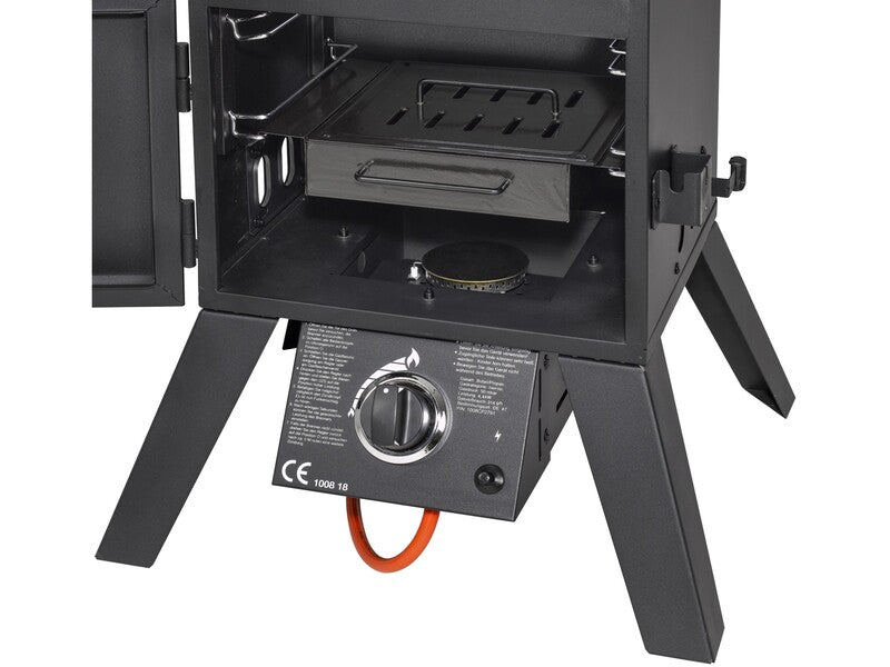 El Fuego Gasgrill Portland XL Grillgerät 4,4kW Schwarz Garten 64x127,5x50cm - 4250373231723