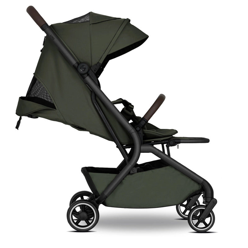 my junior LIYO Buggy Reisebuggy ultrakompakt IATA-zugelassen Olive Grün 22kg - 4255746212576