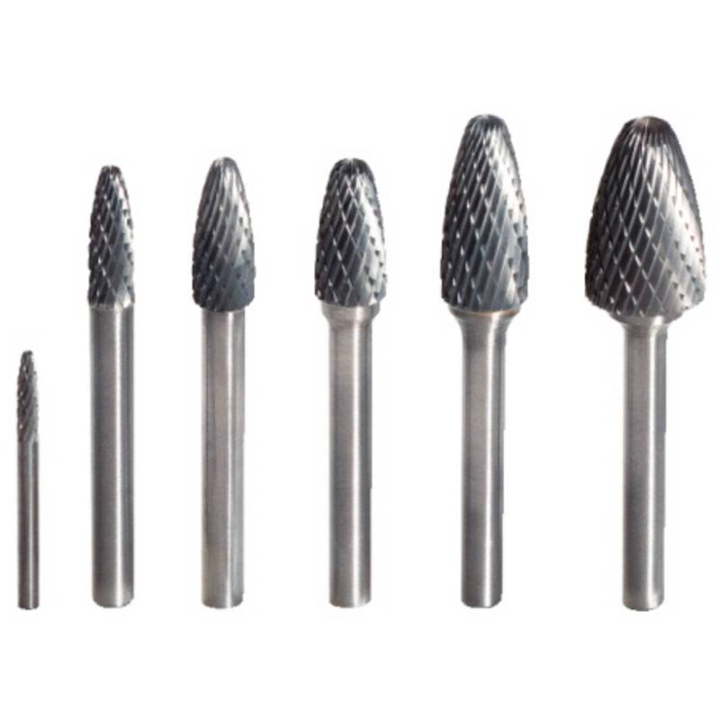 KS Tools Frässtift Hartmetall 61mm Ø6mm Entgraten Kanten brechen Verputzen - 4042146257029