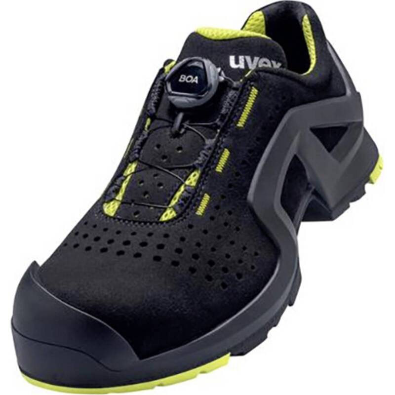 Uvex Sicherheitshalbschuh S1P Schwarz/Gelb Größe 41 ESD geeignet 1 Paar - 4031101771236